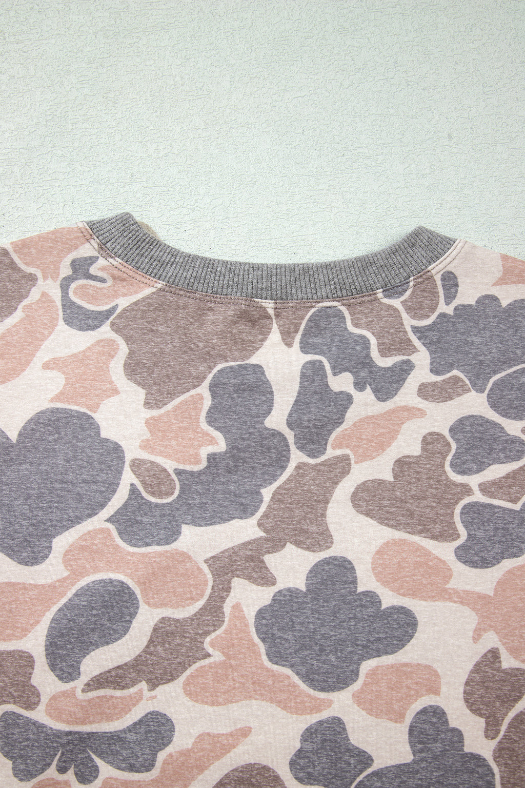 Multicolour Camouflage Print Long Sleeve Top Loose 2pcs Pants Set 🇺🇸