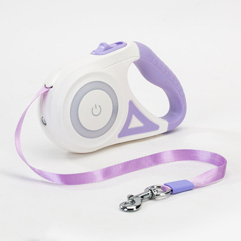 Dog Leash Retractable Leash And Dog Collar Spotlight Automatic Pet Dog Cat Traction Rope For Small Medium Dogs Pet Product 🇨🇳