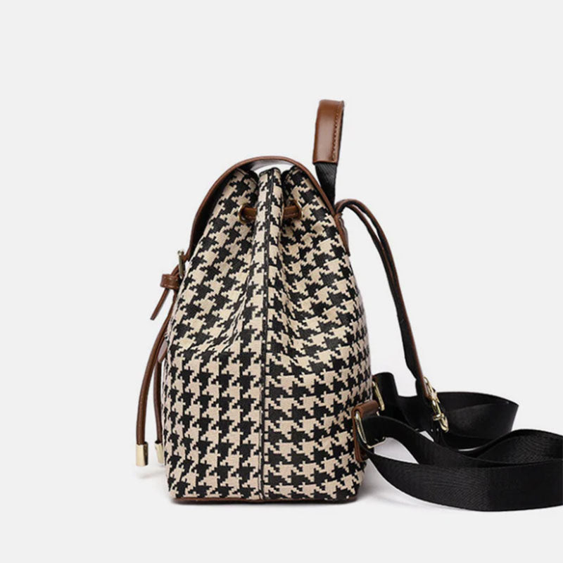Houndstooth Backpack Women 🇨🇳