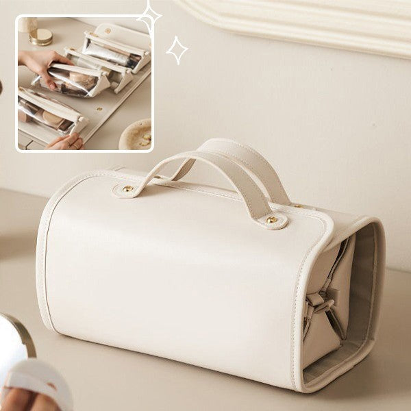 New Folding Cosmetic Bag Large Capacity Portable Handbag Waterproof Travel Storage Washing Bag For Women 🇨🇳