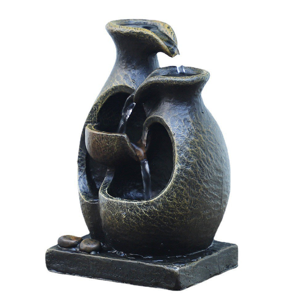 Creative Tabletop European Style Water Fountain Decoration 🇨🇳