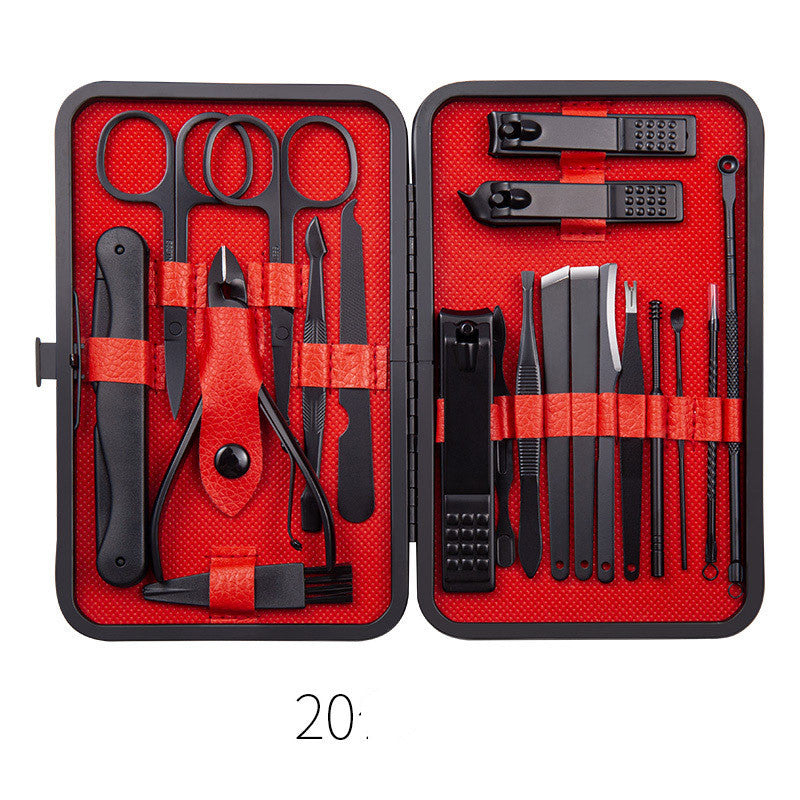 Professional Scissors Nail Clippers Set Ear Spoon Dead Skin Pliers Nail Cutting Pliers Pedicure Knife Nail Groove Trimmers 🇨🇳