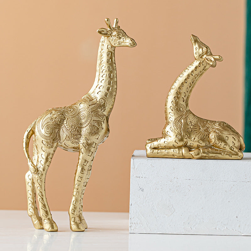 Giraffe Shape Resin Craft Ornament 🇨🇳