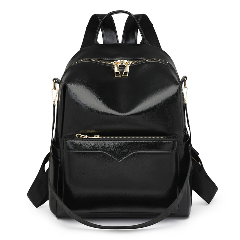Elegant Solid-Color Womens Backpack For Commuting With Large Capacity 🇨🇳 🐣