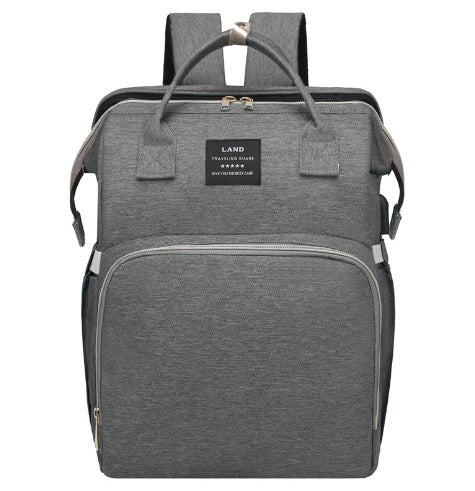 Folding Crib Fashion Maternal And Baby Large-capacity Double Shoulder Dad Backpack 🇨🇳