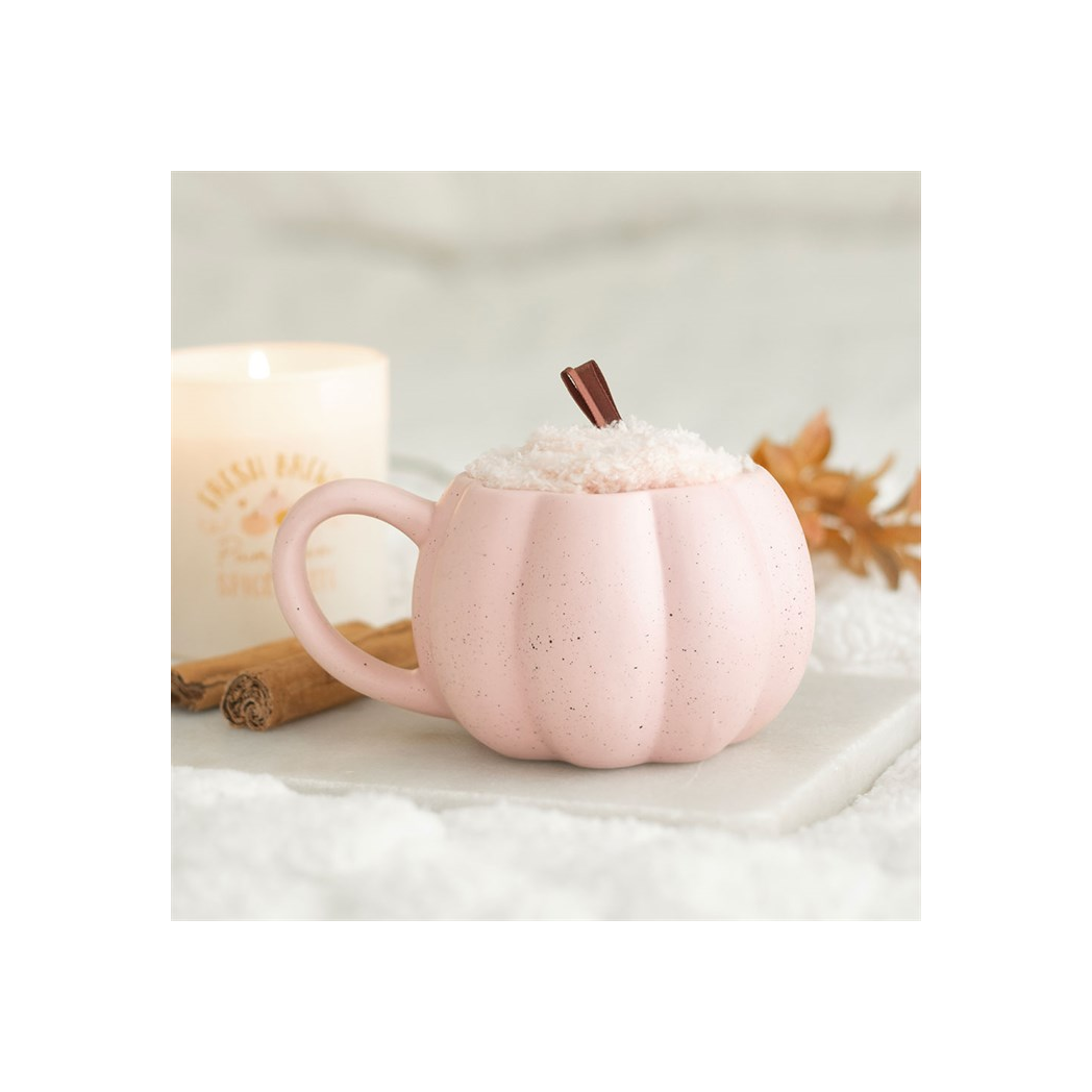 Pink Pumpkin Mug and Socks Set 🇬🇧