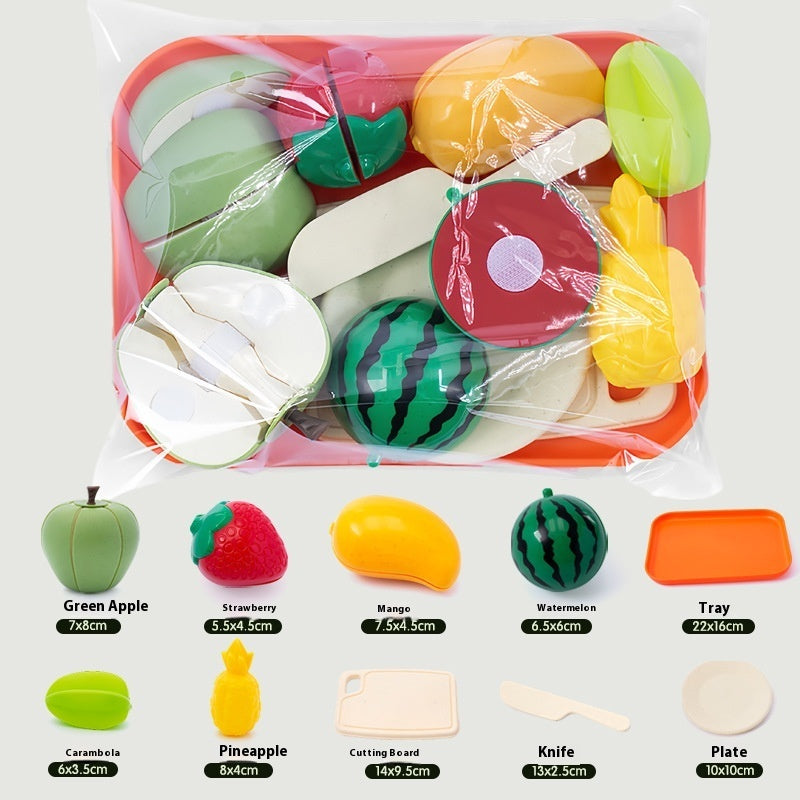 Children Play House Emulational Fruit Slicer Educational Toys 🇨🇳