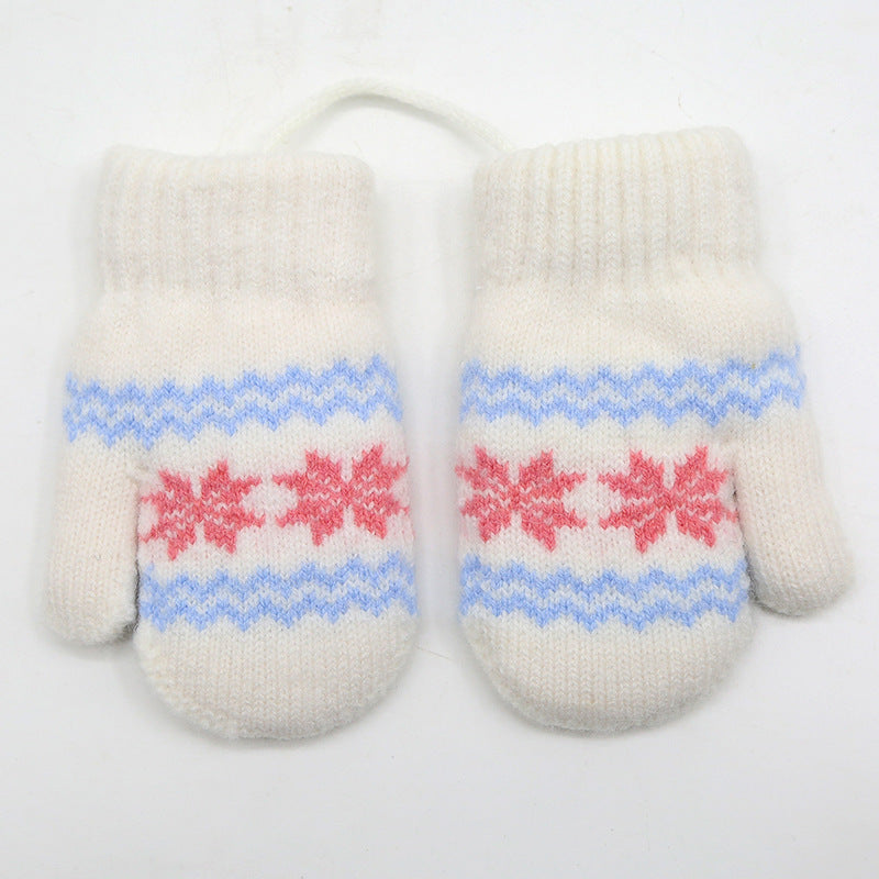 Children's Alpaca Thick Warm Halter Gloves 🇨🇳