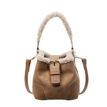 Crossbody Bags Women Shoulder Bag Casual Retro Plush Bag Versatile Plush Designer Bags Purse And Handbags Female Bags 🇨🇳