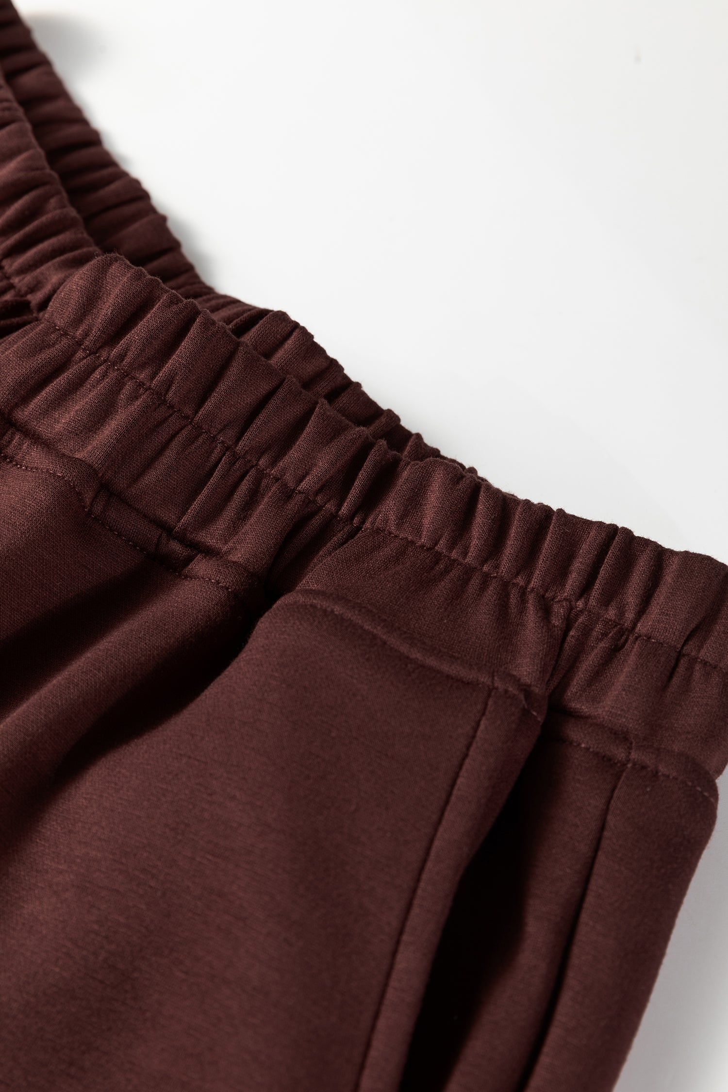 Chicory Coffee Button Drawstring Cropped Hoodie Jogger 2pcs Set 🇺🇸