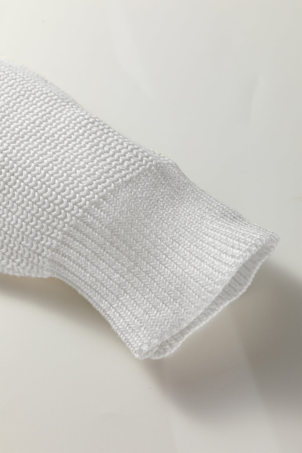 White Asymmetric Neck Drop Shoulder Baggy Slouchy Sweater 🇺🇸