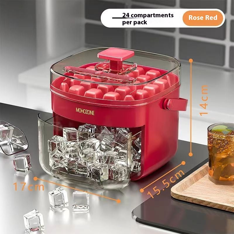 Press-type Convenient Outdoor Portable Ice Tray Large Capacity Ice Bucket 🇨🇳