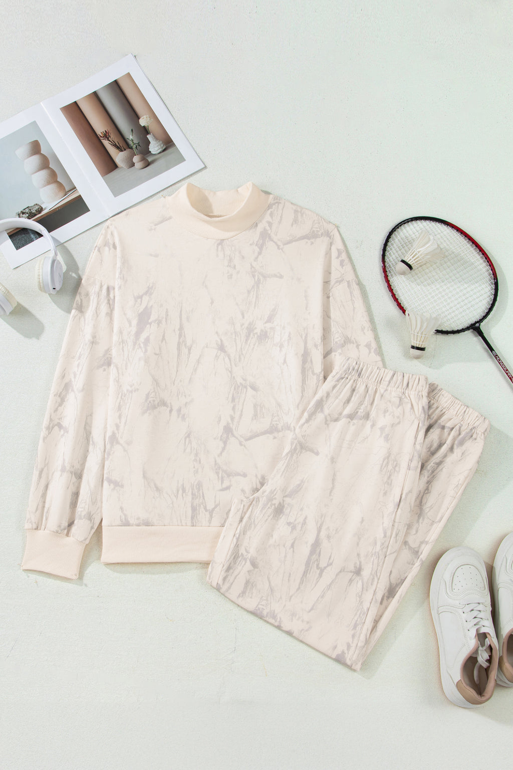 Khaki Camo Print Jogger Pants Set 🇺🇸