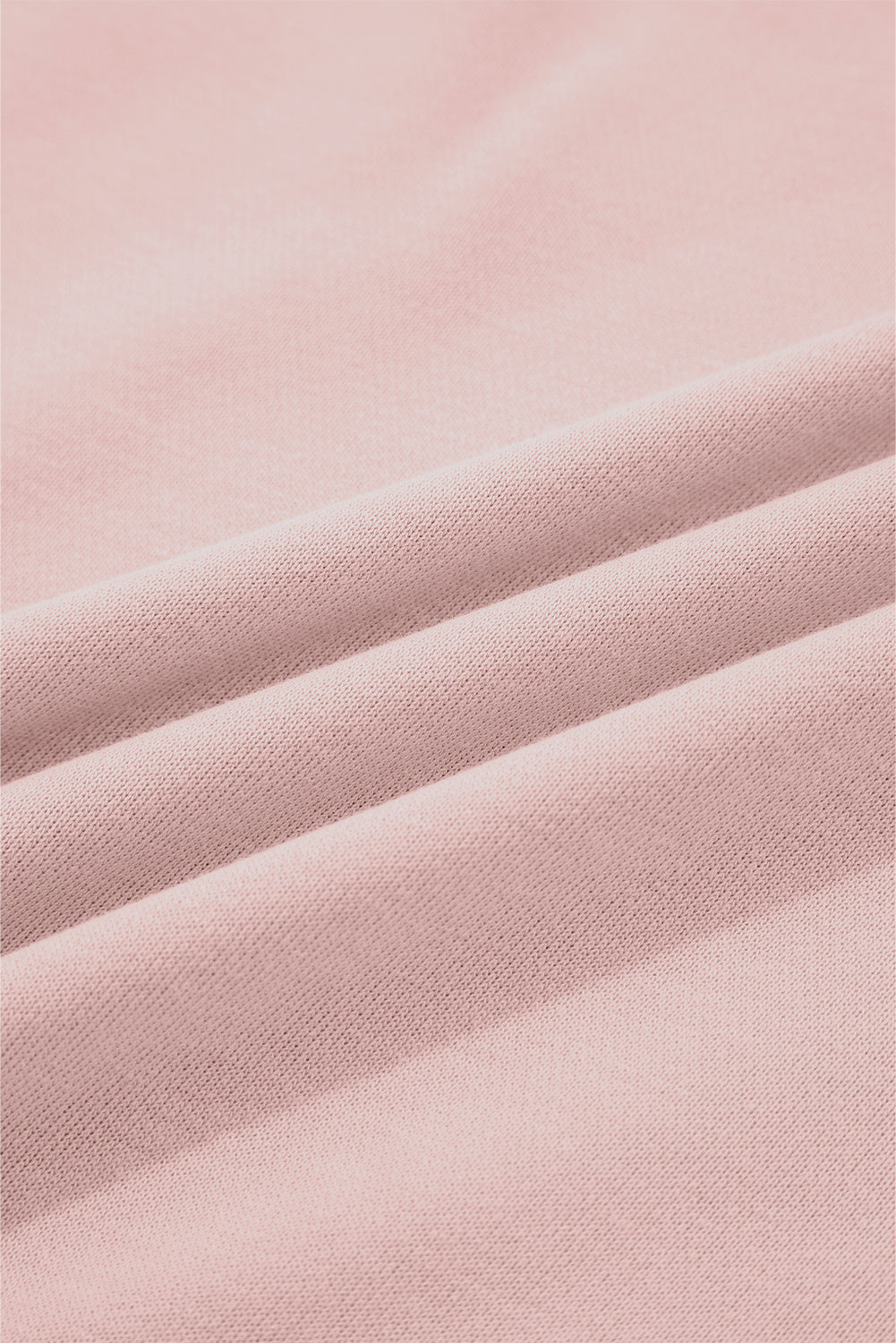 Light Pink Drop Shoulder Puff Sleeve Crop Pullover Drawstring Wide Leg Pants Set 🇺🇸
