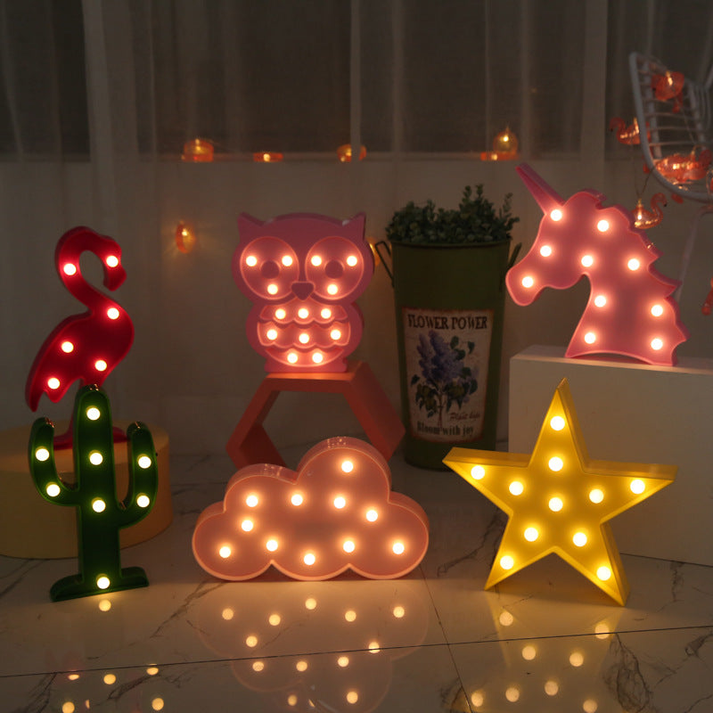 LED Giraffe Shaped Light String Decoration Wall Hanging 🇨🇳