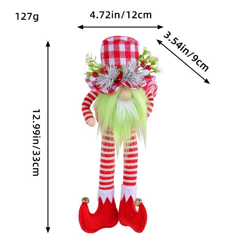 Christmas Long Legs Green Beard Doll Decoration 🇨🇳