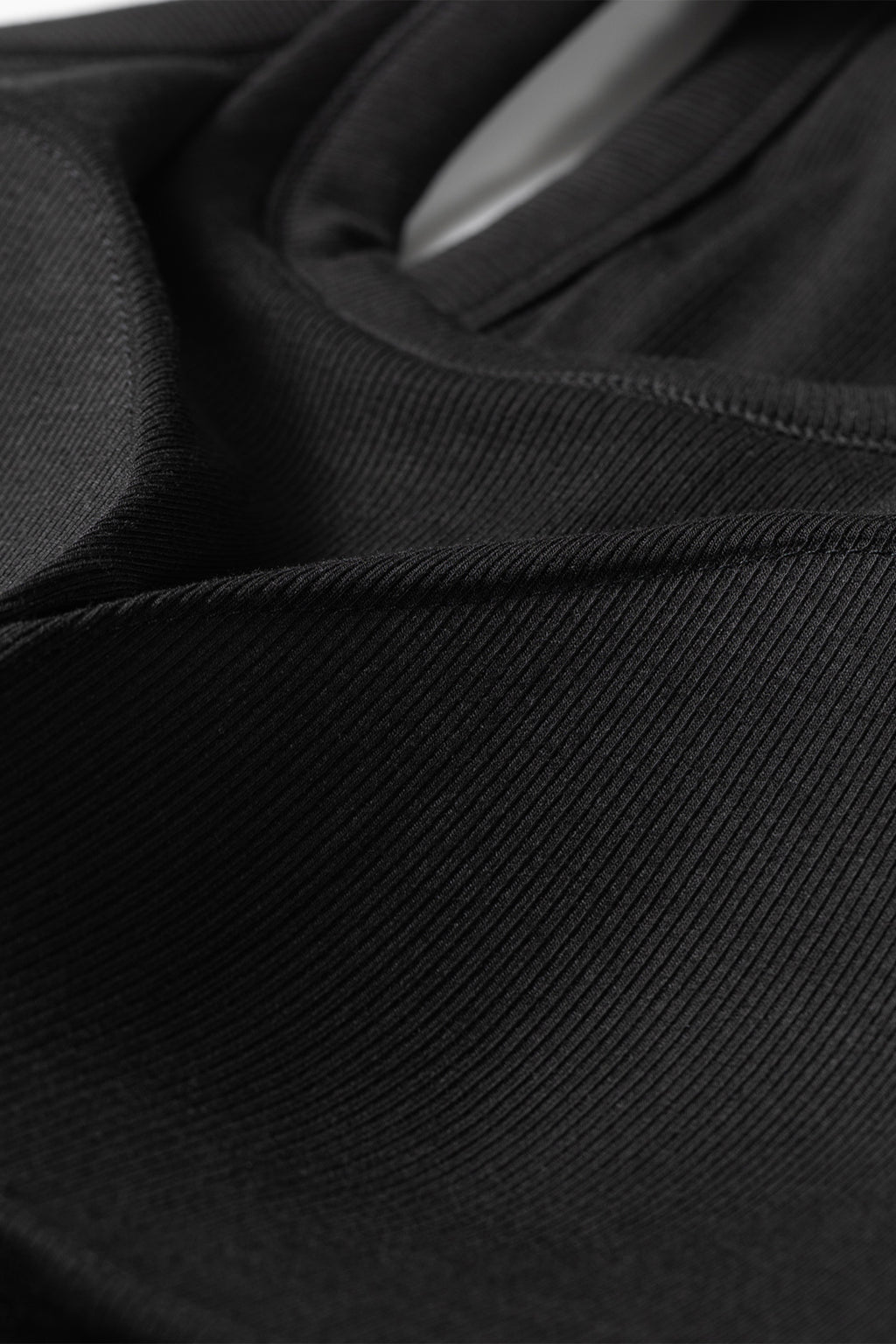 Black Slim Ribbed Padded Tank Top 🇺🇸