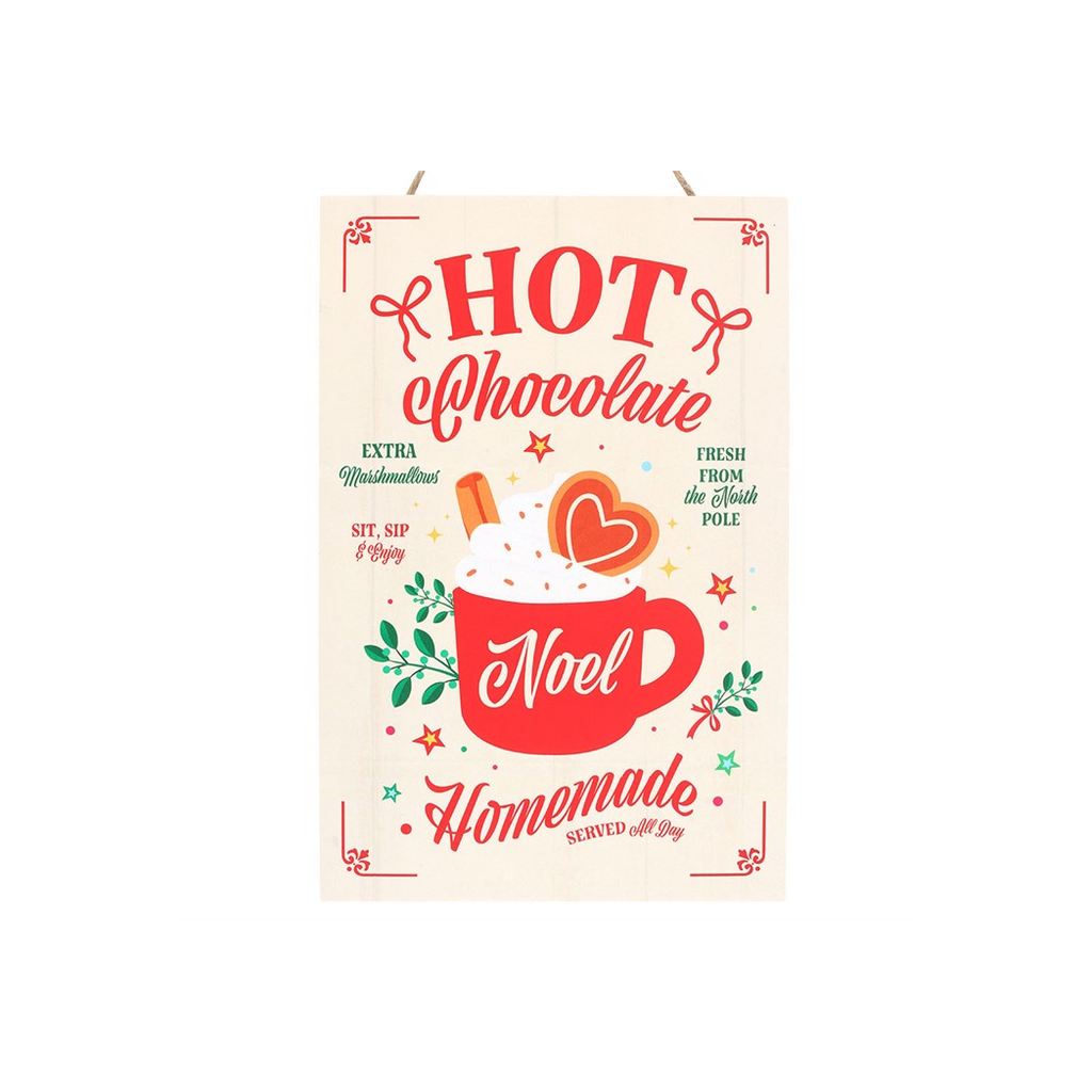 Homemade Hot Chocolate Hanging Sign 🇬🇧
