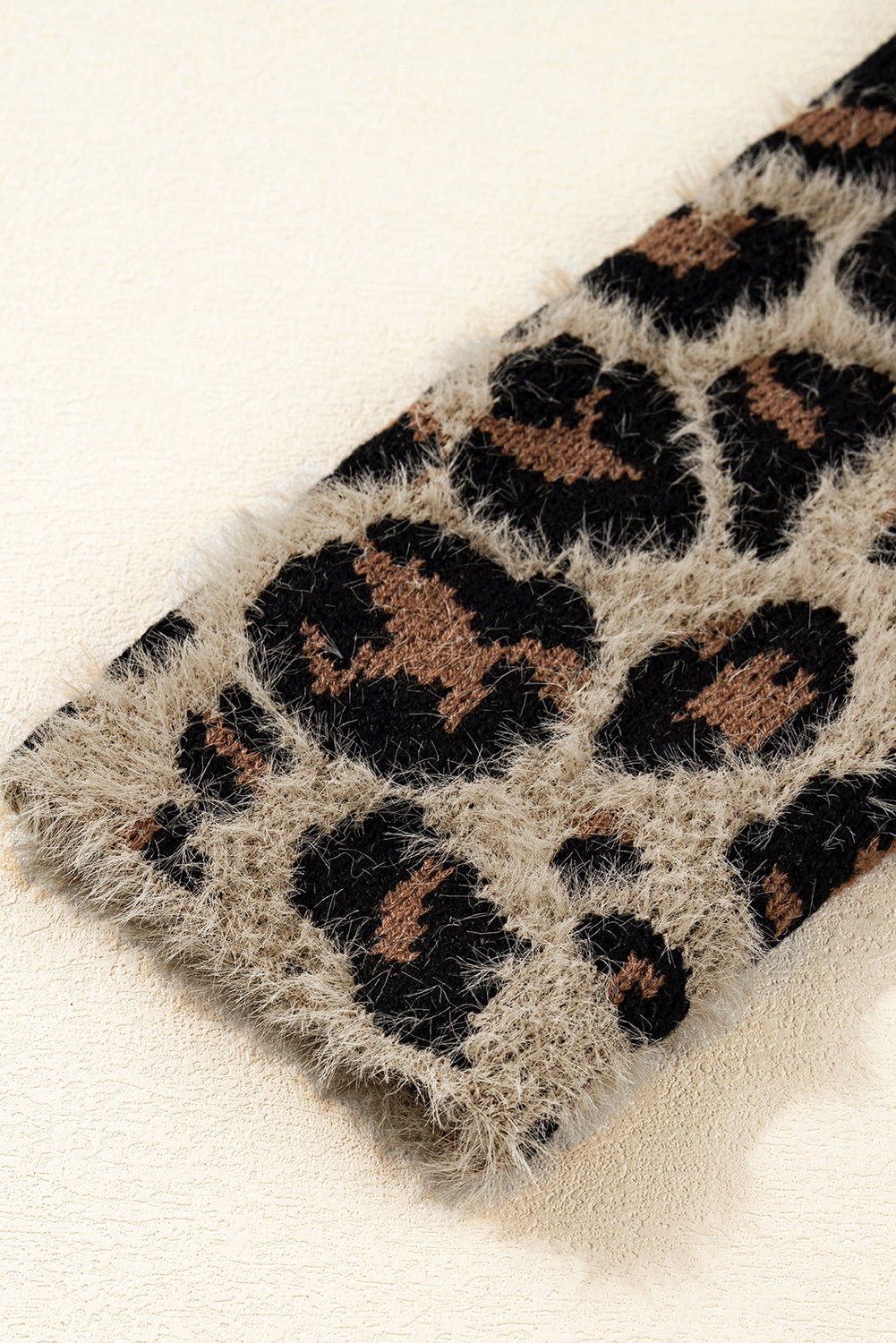 Brown Leopard Open Casual Cardigan 🇺🇸