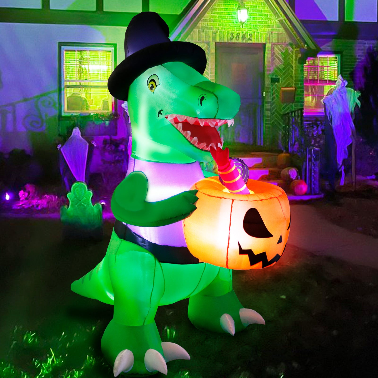 Halloween Pumpkin Dinosaur Inflatable Clothing 🇨🇳