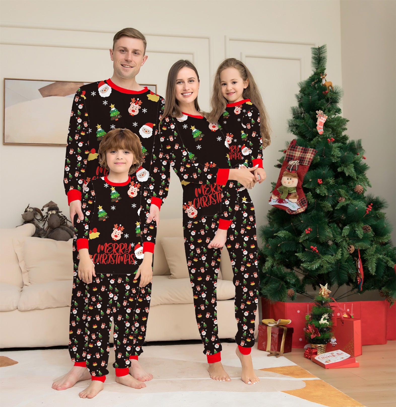 Christmas Matching Pyjamas Set For Family Christmas Sleepwear 🇬🇧
