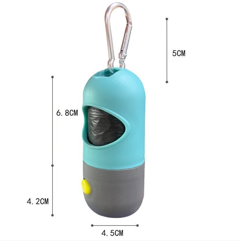 Led Light Pet Waste Bag Dispenser For Dogs Cats Dog Poop Scooper Bags Waste Bags Holder Dispensers Pet Clean Accessories 🇨🇳
