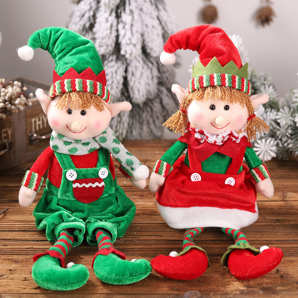 Christmas Hanging Legs Sitting Doll Ornaments 🇨🇳