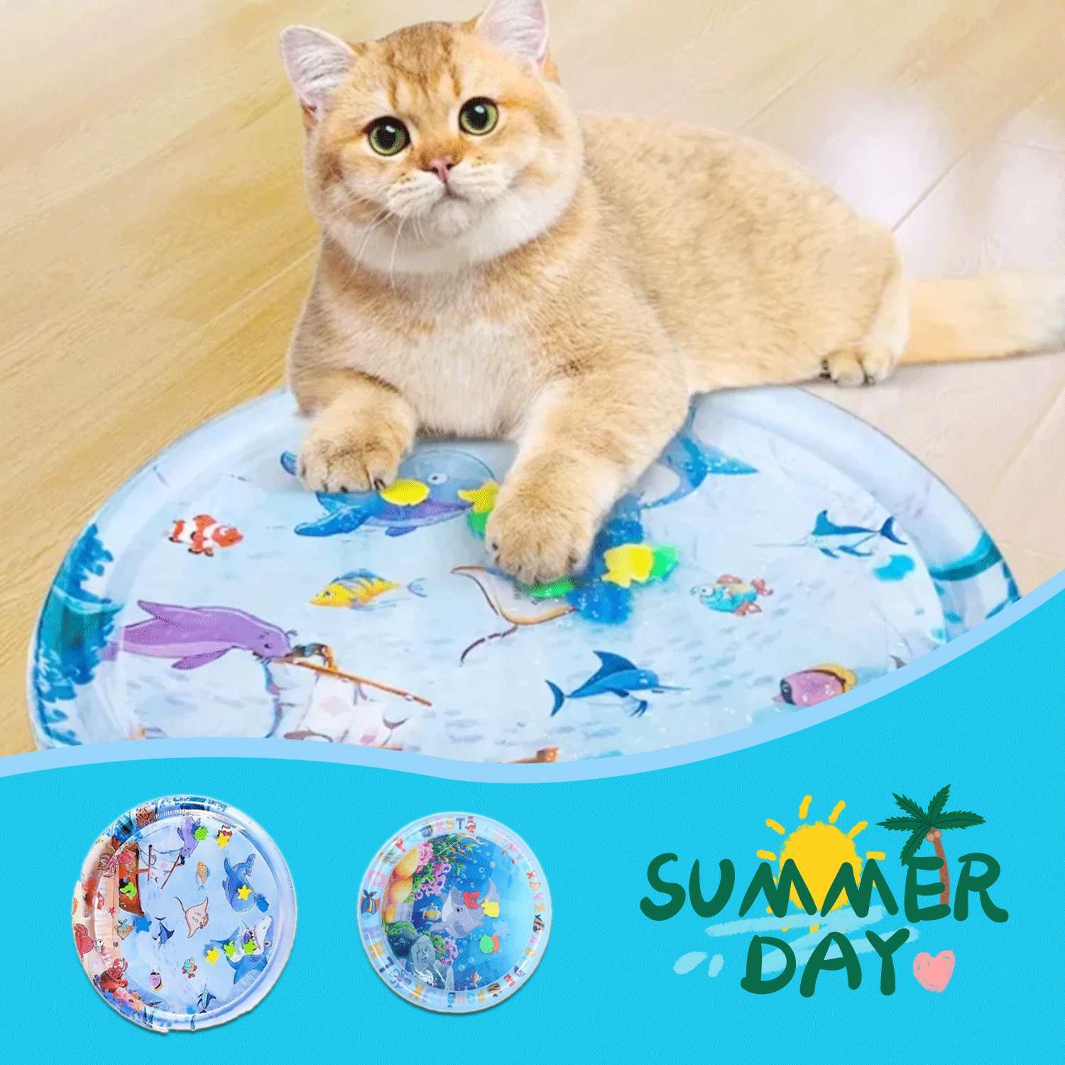 Summer Cooling Pet Water Bed Cushion Ice Pad 🇨🇳