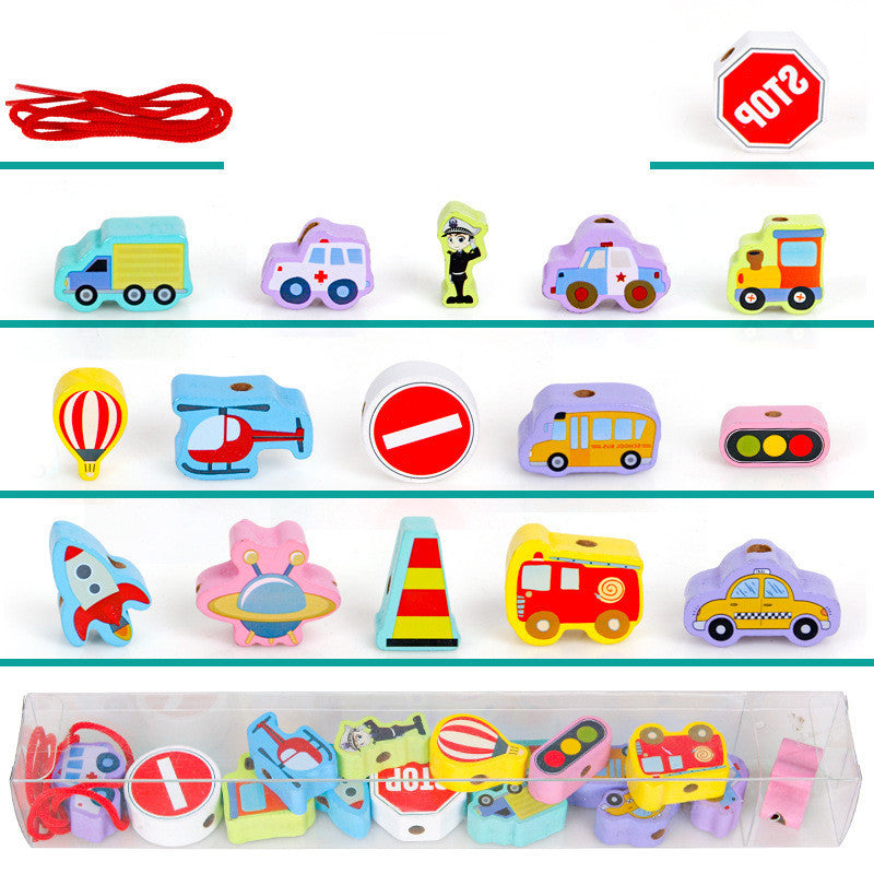 Wooden Children's Threading Beads Toys 🇨🇳