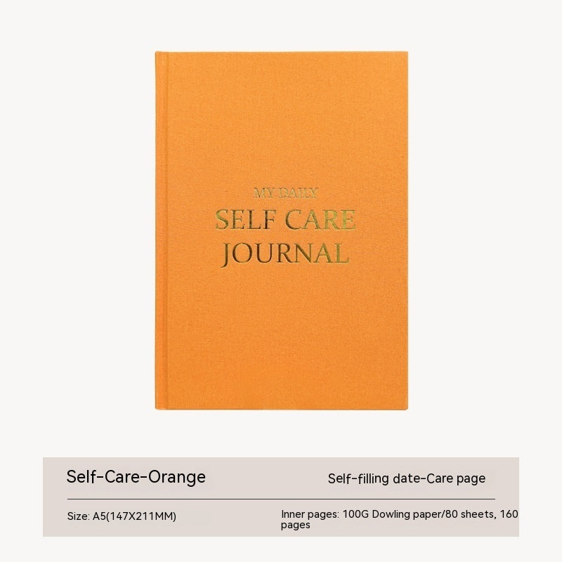 Thanksgiving Diary Happy Self-care Diary Boy English Version A5 Notebook Cloth Book  🇨🇳