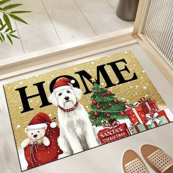 Cartoon Christmas Decorative Foot Mat Home 🇨🇳