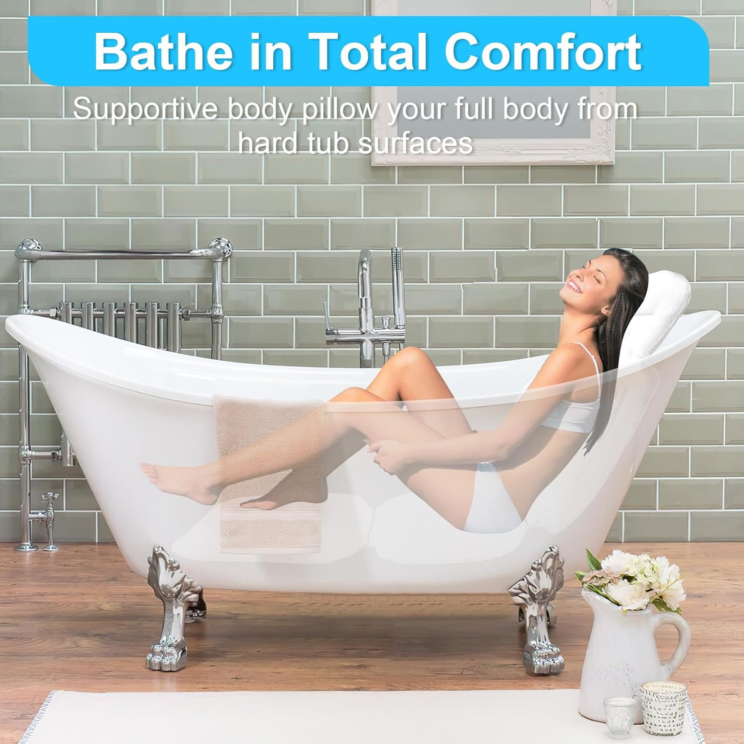 Bathroom Pillow Hotel Suction Cup Bath Bath Pillow 🇨🇳