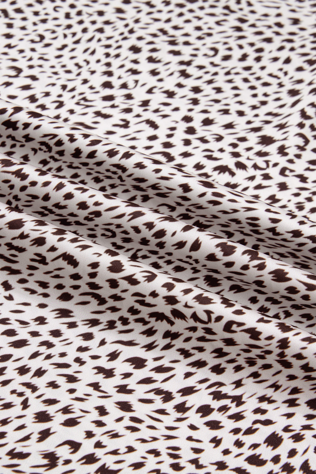 Brown Cheetah Print Trim Split Long Western Skirt 🇺🇸