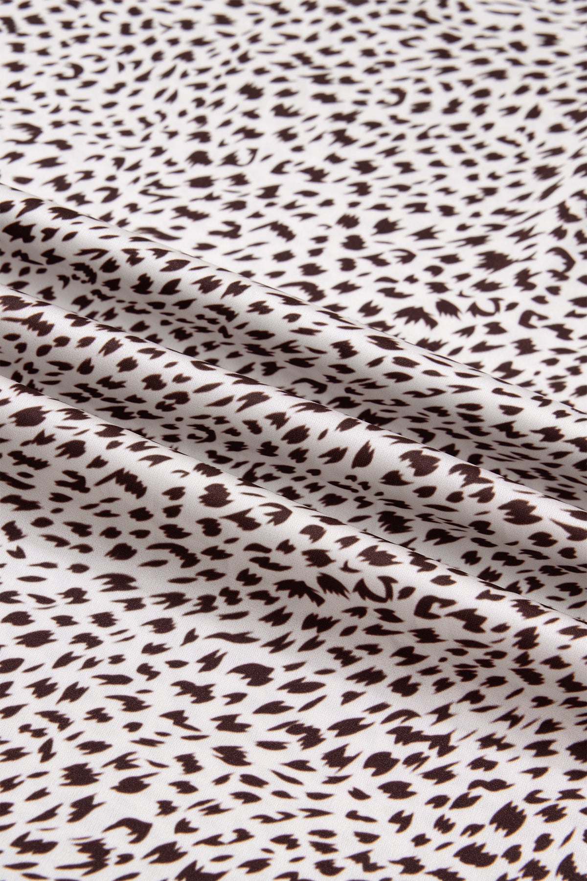 Brown Cheetah Print Trim Split Long Western Skirt 🇺🇸