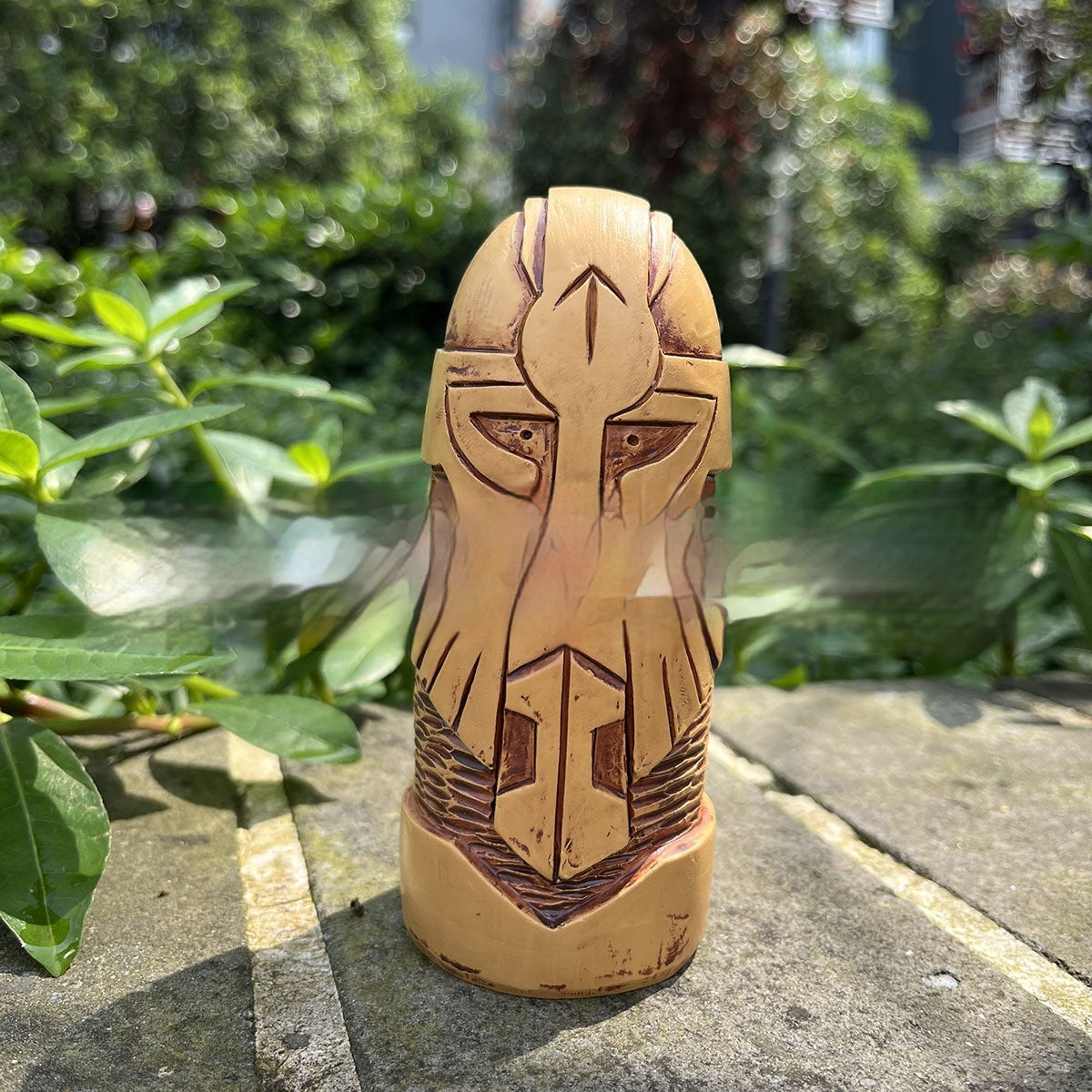 Leisure Nordic Viking God Wooden Statue 🇨🇳