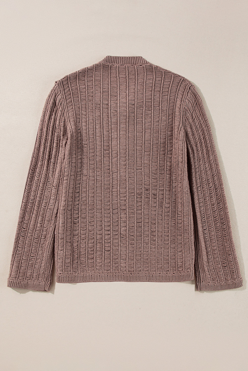 Goat Cut Out Textured Knit Buttoned Cardigan 🇨🇳