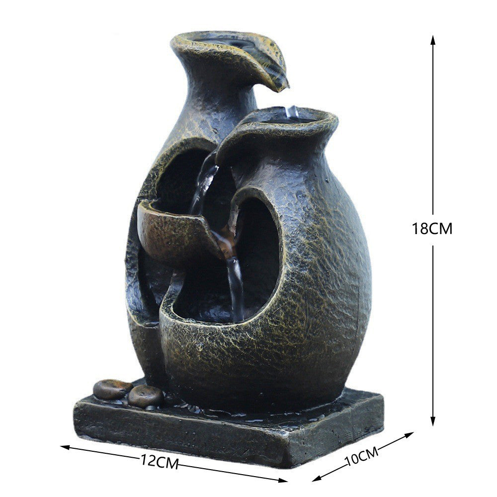 Creative Tabletop European Style Water Fountain Decoration 🇨🇳