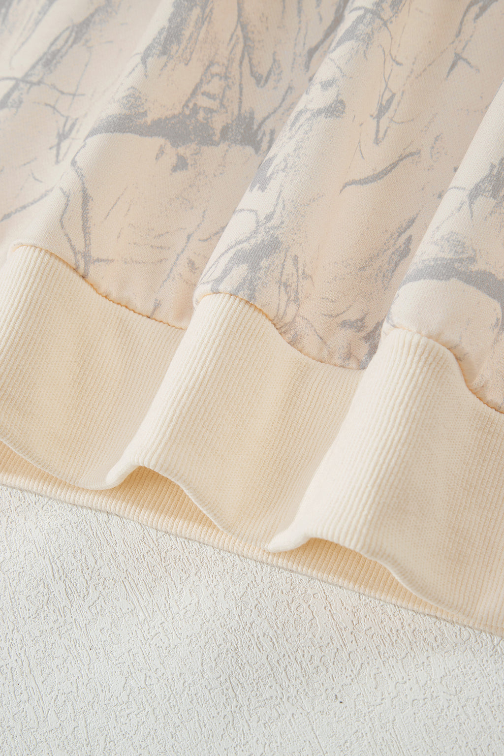 Khaki Camo Mock Neck Baggy Sweatshirt 🇺🇸