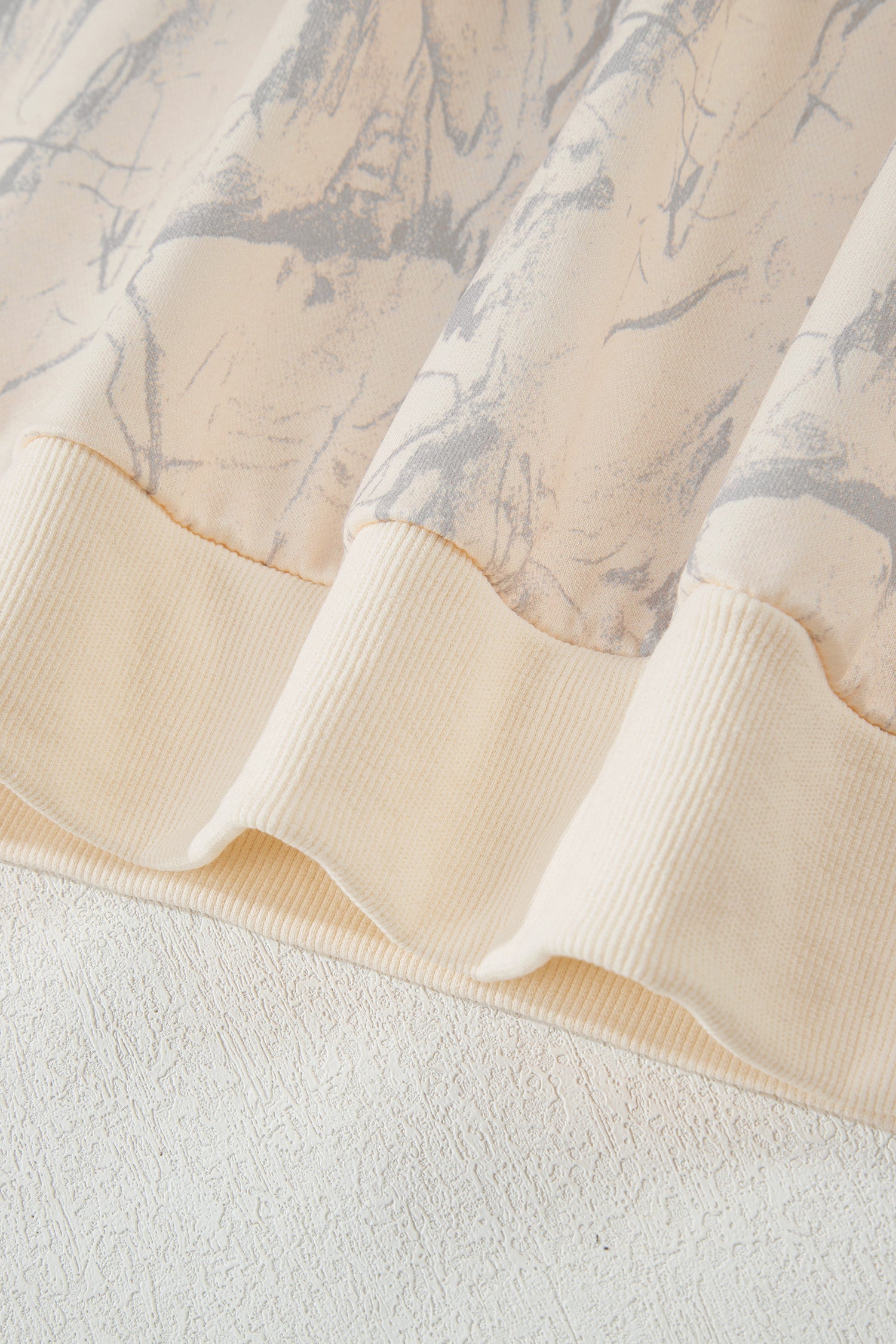 Khaki Camo Mock Neck Baggy Sweatshirt 🇺🇸