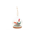 Gnome Glass Dome Hanging Decoration 🇬🇧