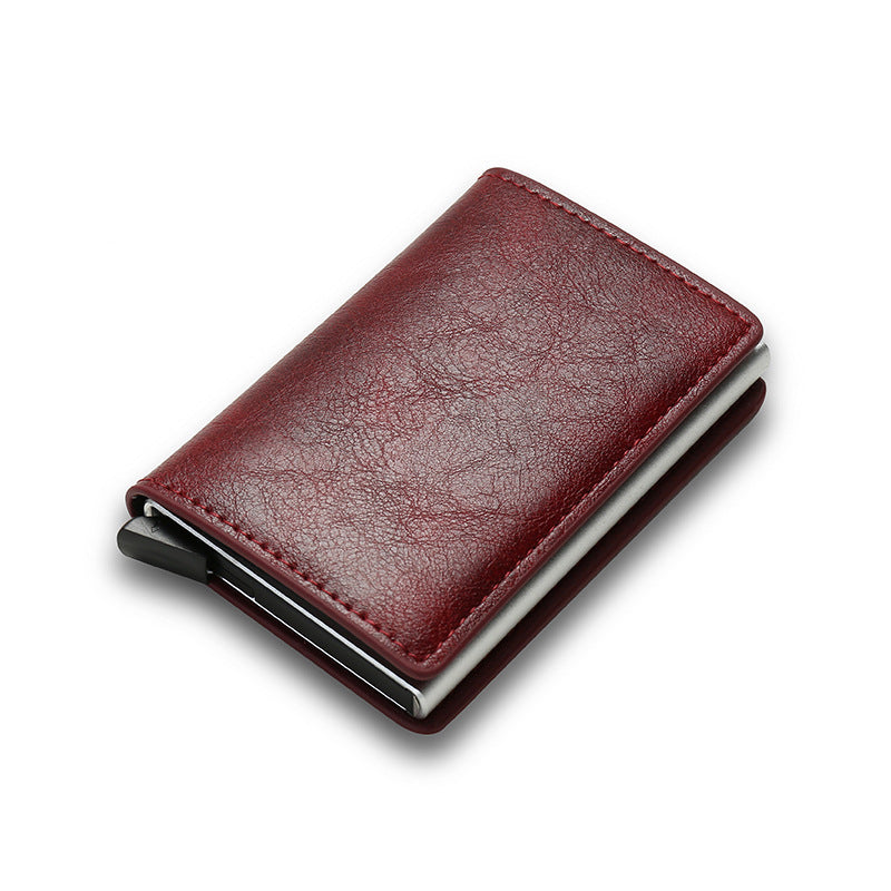 RFID Carbon Fiber Men's Wallet Aluminum Alloy 🇨🇳
