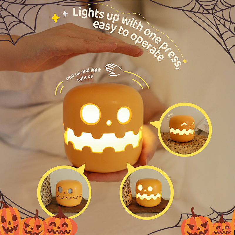 Pumpkin Lamp Bedside Halloween Funny Decoration Ambience Light 🇨🇳