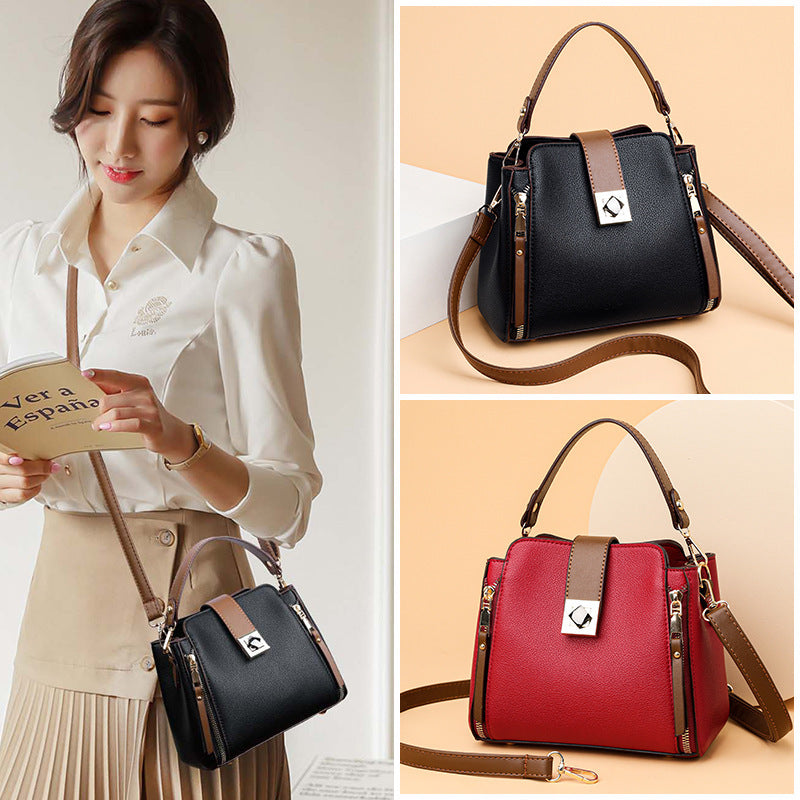 Fashion Casual All-match Shoulder Women's Bag Crossbody Portable Large-capacity Bucket Bag 🇨🇳