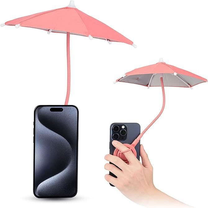 Mini Mobile Phone Anti-glare Motorcycle Umbrella 🇨🇳