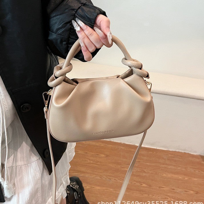 Minimalist PleatedCloud-shaped Versatile Casual Crossbody Bag 🇨🇳