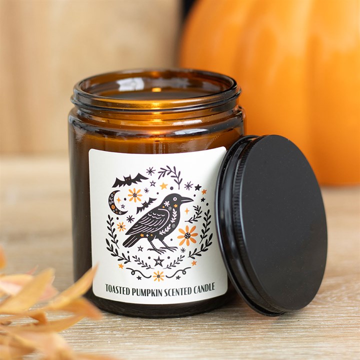 Frightful Folk Raven Toasted Pumpkin Scented Candle 🇬🇧