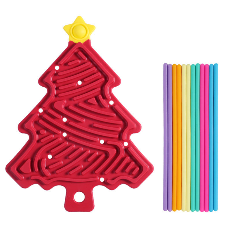 Christmas Tree Decompression Plate Space Sensory Children's Educational Toys 🇨🇳