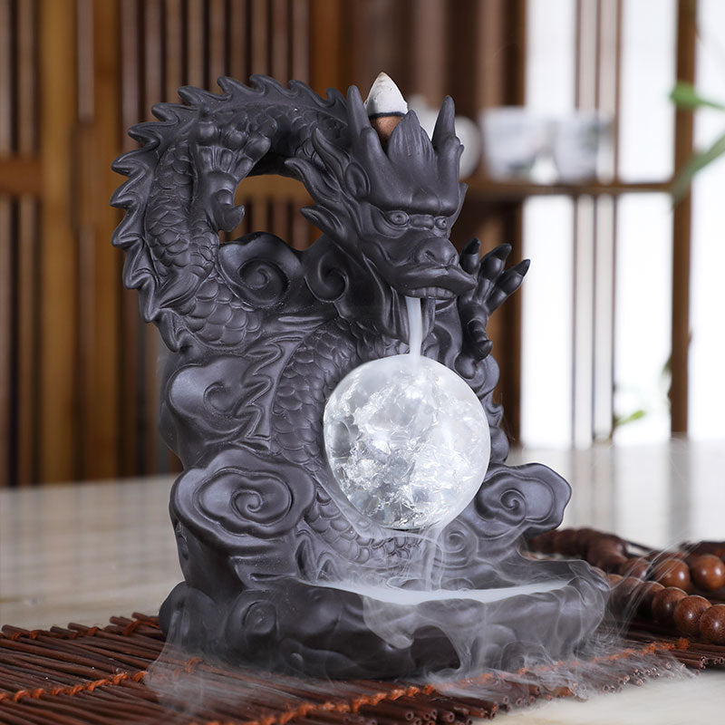 Dragon Playing Beads Sandalwood Aromatherapy Ornaments 🇨🇳