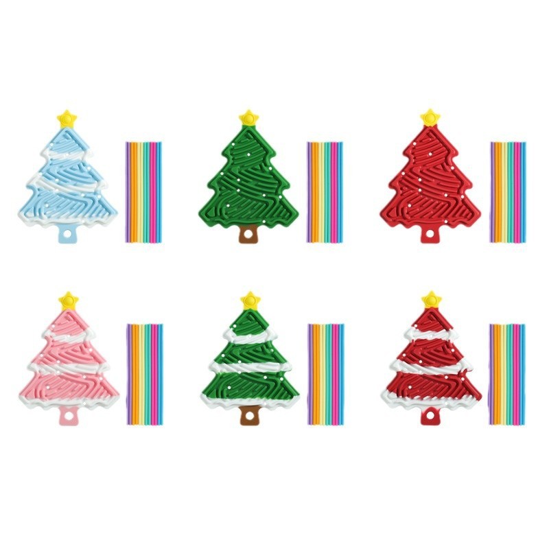 Christmas Tree Decompression Plate Space Sensory Children's Educational Toys 🇨🇳