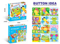 Children's Button Puzzle Mushroom Nail Early Education Perception Educational Toys 🇨🇳